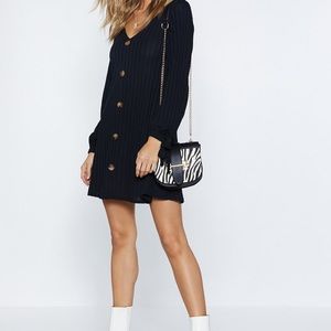 Mini V-Neck Dress from Nasty Gal